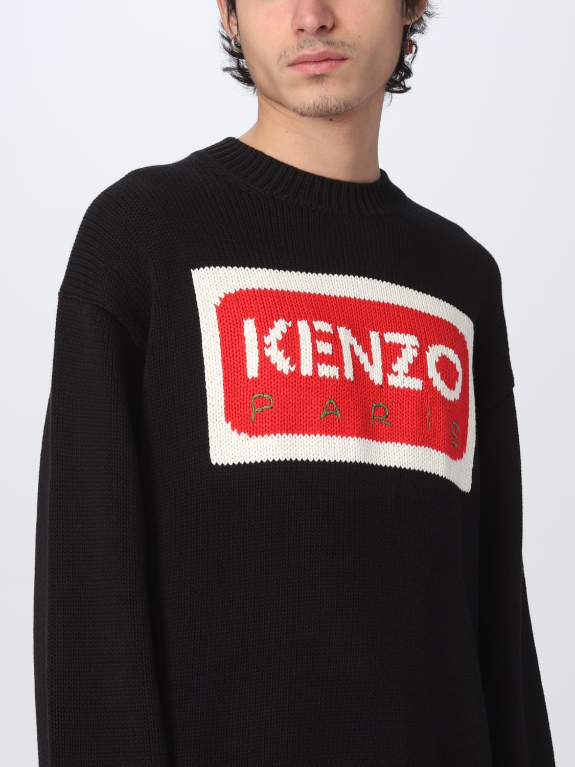 Black and red kenzo 2024 jumper