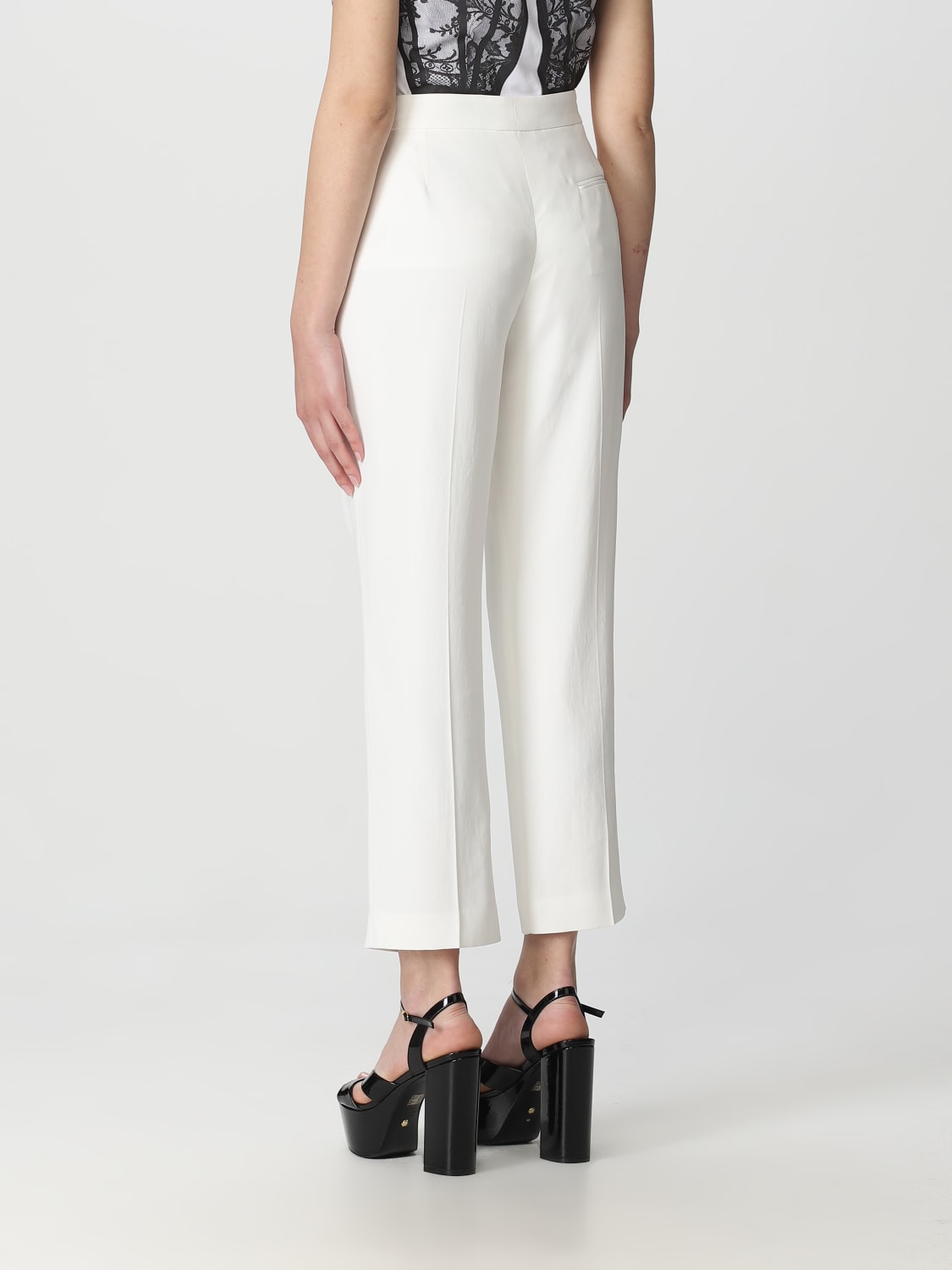 ALEXANDER MCQUEEN Crepe bootcut pants