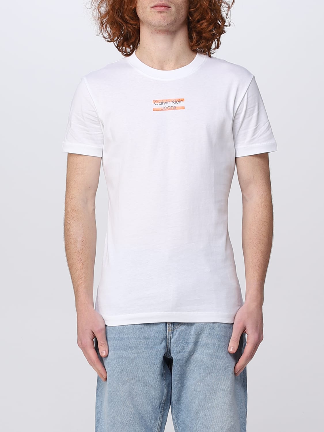 CALVIN KLEIN JEANS: T-shirt men - White