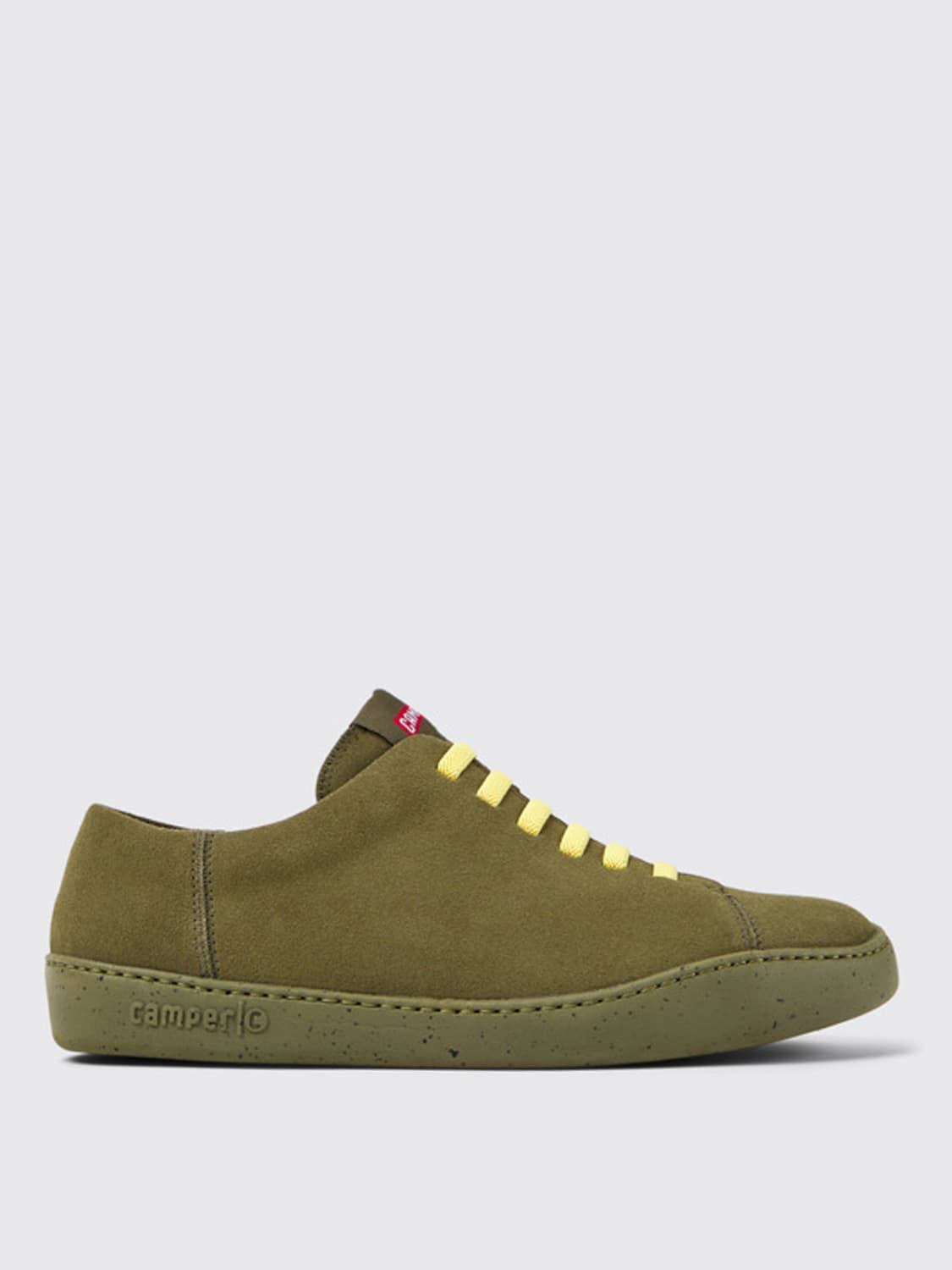 CAMPER Outlet: Peu Touring sneakers in suede - Green | CAMPER sneakers ...