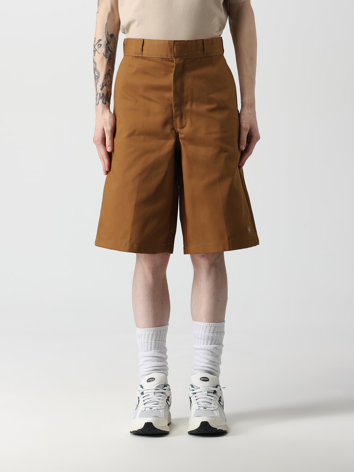 DICKIES Outlet: Pants men - Brown | DICKIES short DK0A4XOZ online