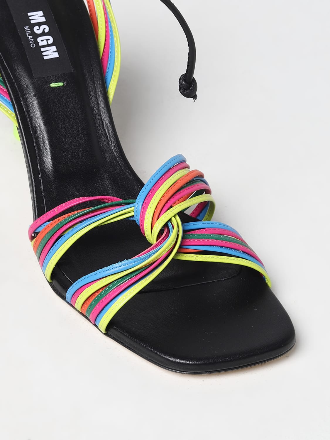 Multicolor on sale sandals heels