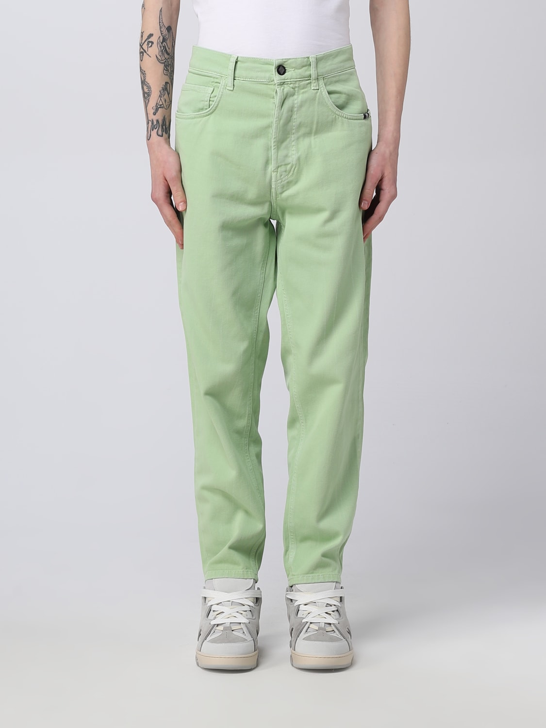 Buy Men's Green Jeans Online