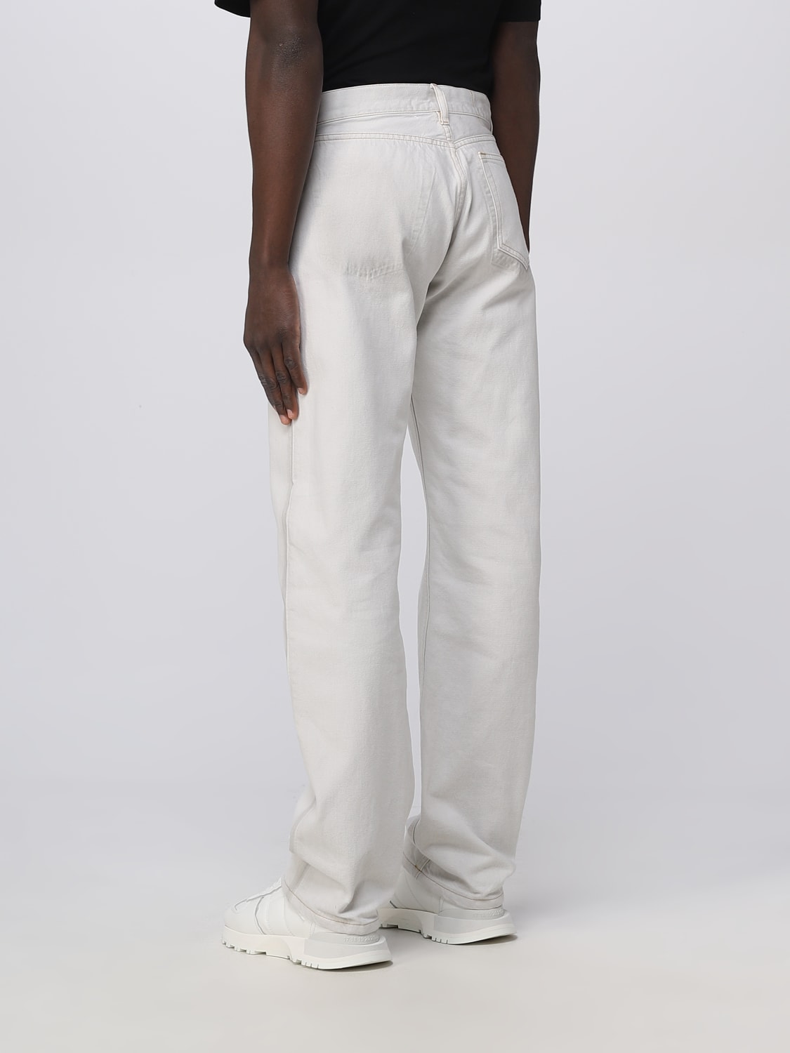 MAISON MARGIELA Outlet: Jeans men - White | MAISON MARGIELA jeans ...