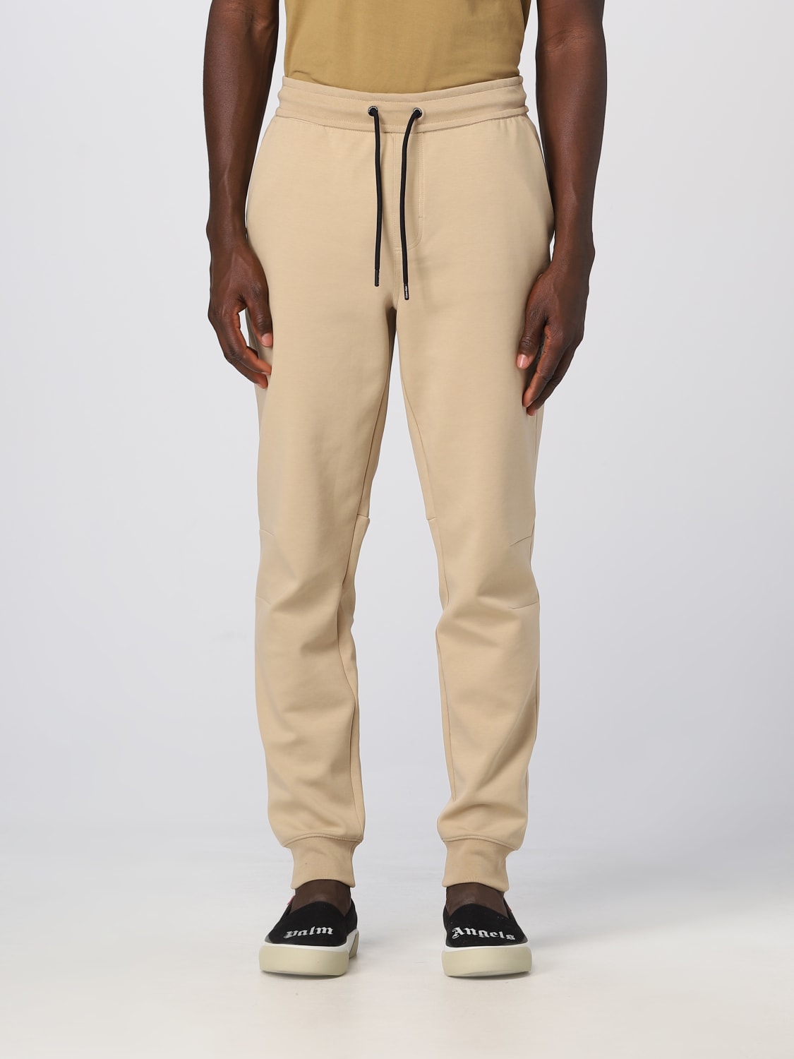 CALVIN KLEIN: Pants men - Beige | CALVIN KLEIN pants K10K108047 online ...