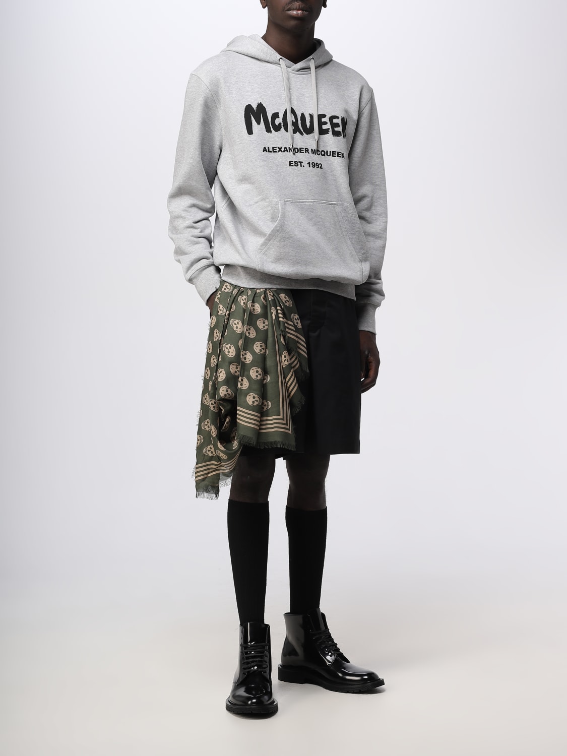 Alexander mcqueen hotsell sweatshirt grey