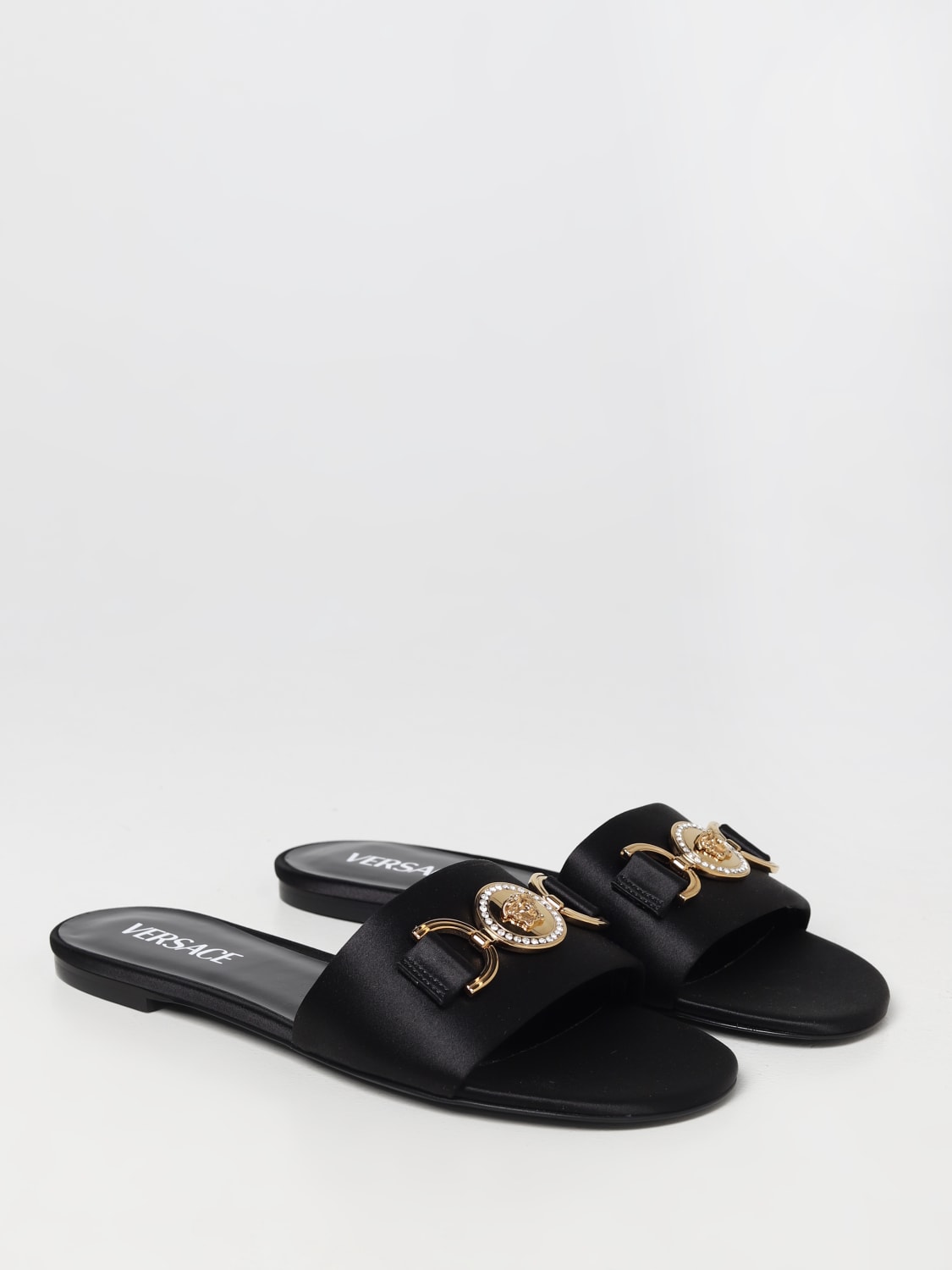 Versace Jeans Couture Purple Signature Embossed Pool Slide-5 for