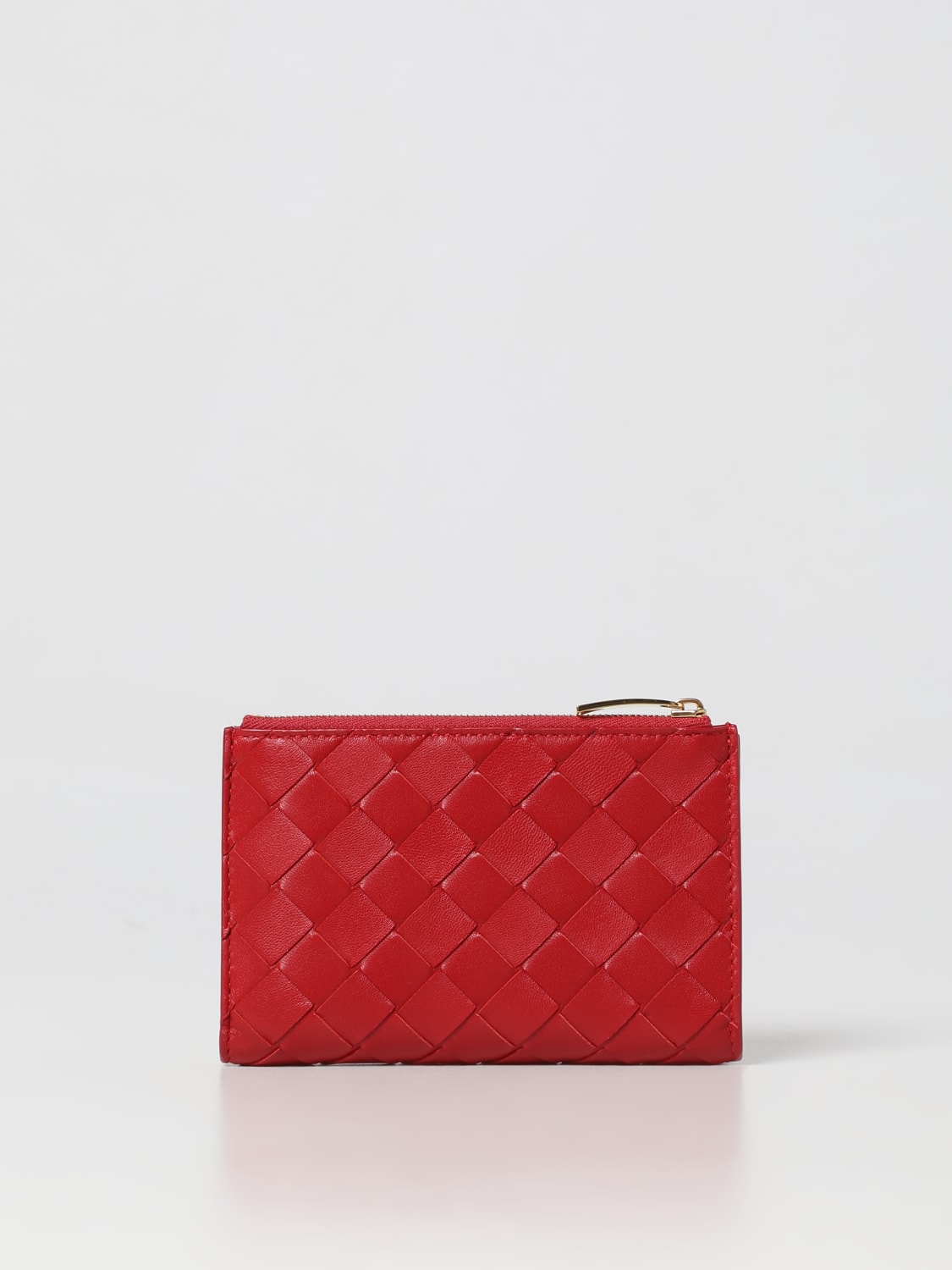 BOTTEGA VENETA：財布 レディース - レッド | GIGLIO.COMオンラインの 