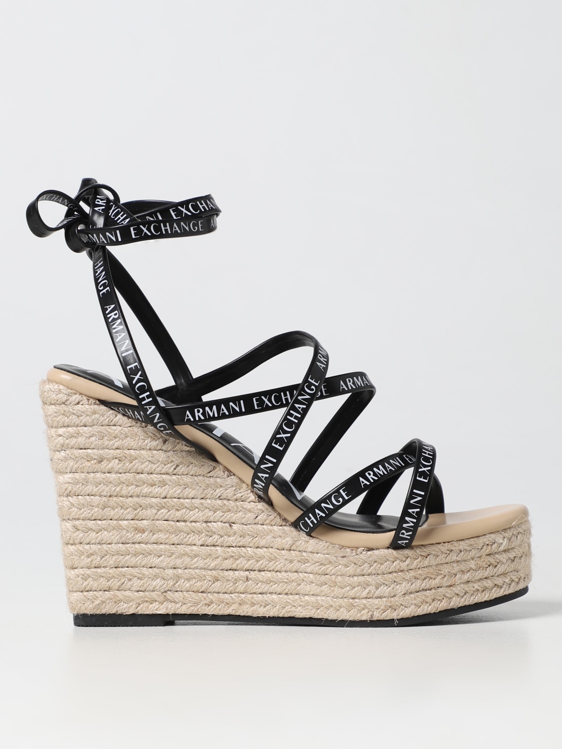 Outlet de ARMANI EXCHANGE Zapatos mujer Negro Zapatos De Cu a