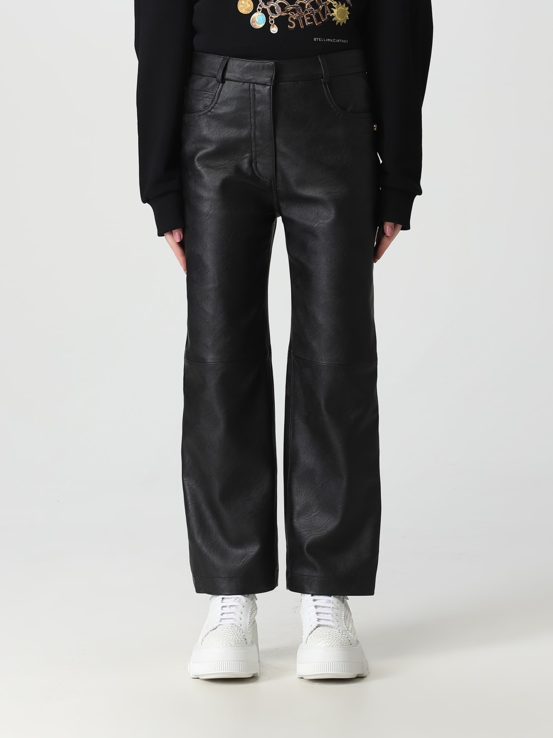 Stella mccartney leather store pants