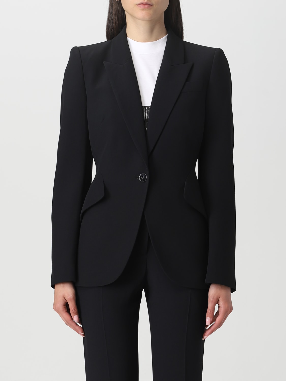 Alexander mcqueen shop black blazer