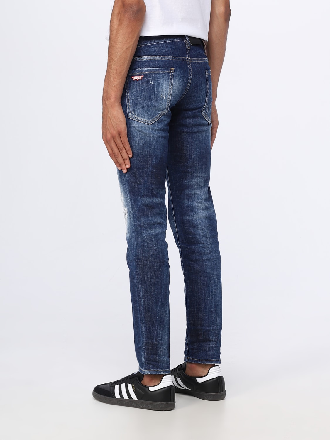 DSQUARED2: jeans in denim - Blue | DSQUARED2 jeans S74LB1332S30342
