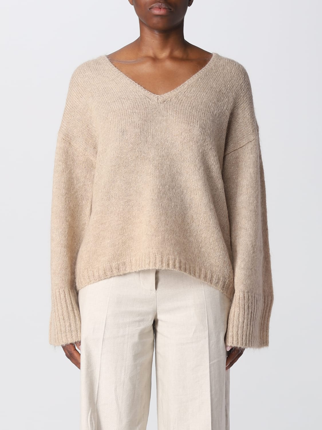 BY MALENE BIRGER Sweater woman Beige BY MALENE BIRGER sweater