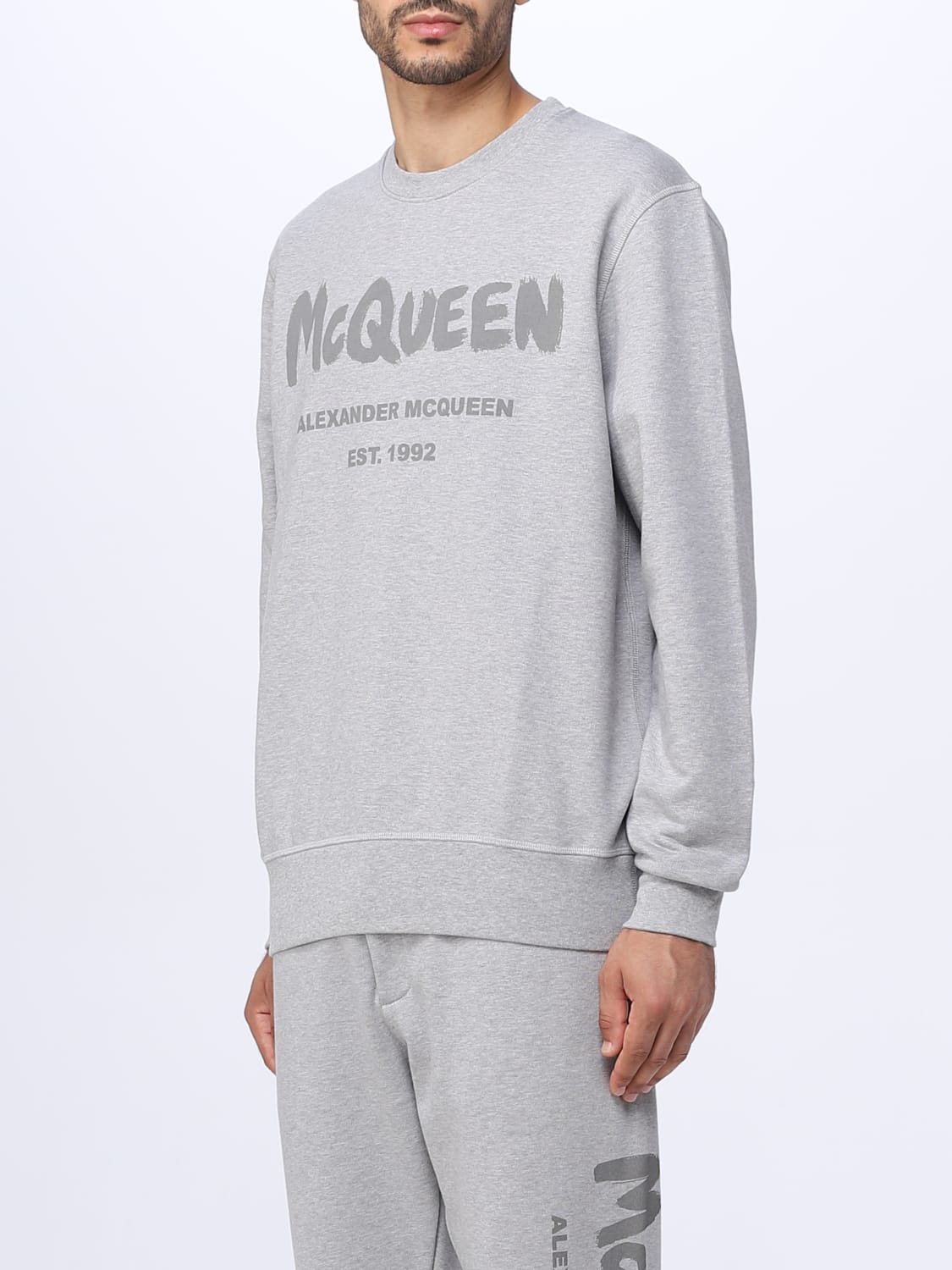 ALEXANDER MCQUEEN cotton sweatshirt Grey Alexander McQueen