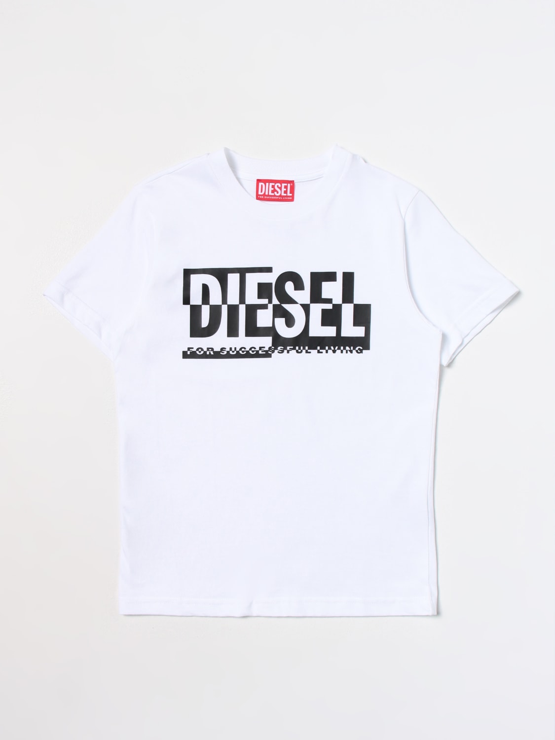 DIESEL: cotton t-shirt - White | Diesel t-shirt J0153100YI9 online