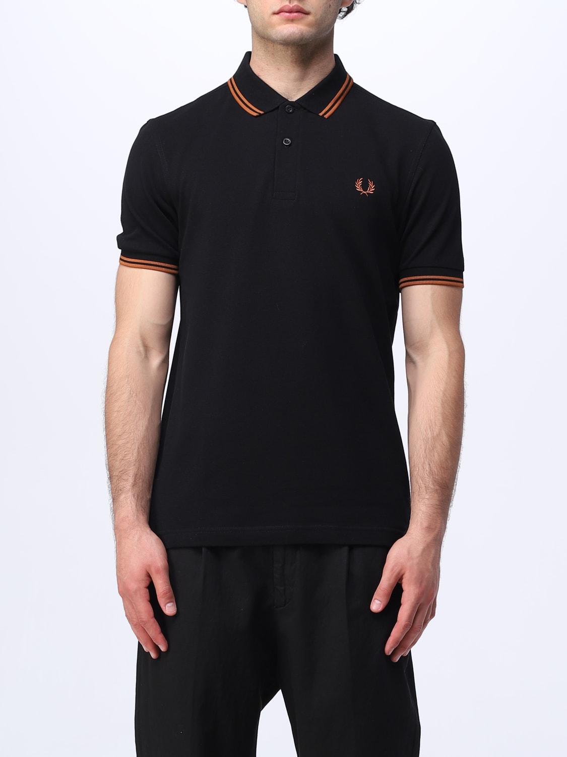FRED PERRY Polo shirt men Black FRED PERRY polo shirt M3600 online