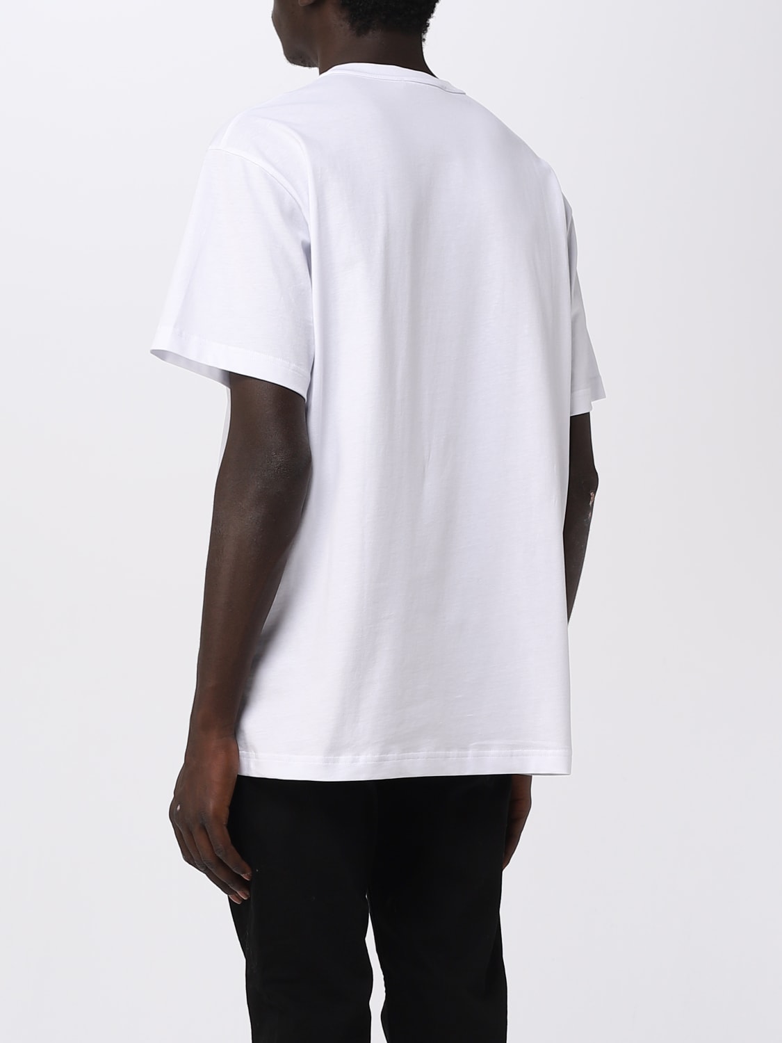 VERSACE JEANS COUTURE: cotton t-shirt - White | VERSACE JEANS COUTURE t ...