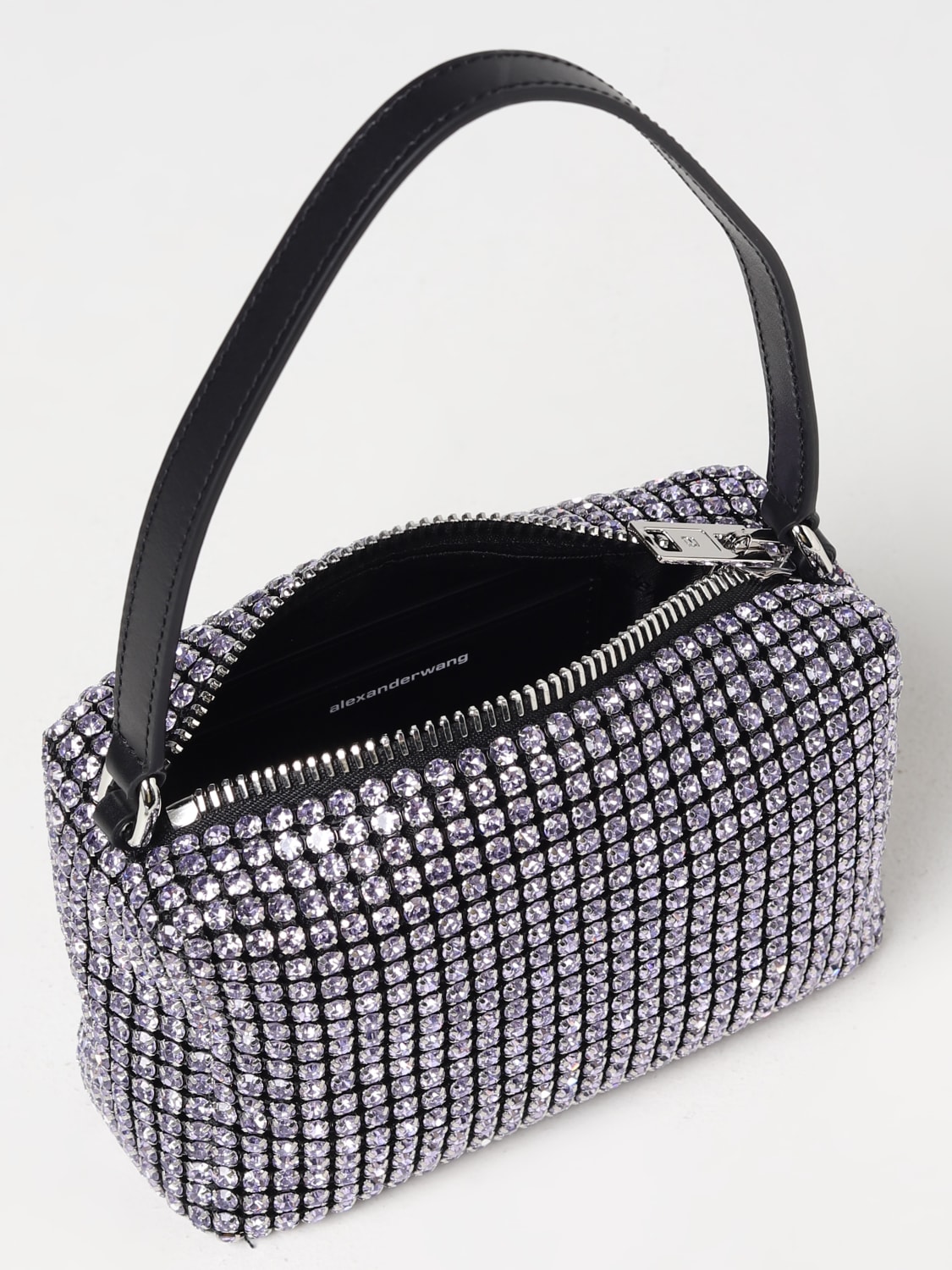 ALEXANDER WANG Outlet: Heiress bag in fabric with rhinestones