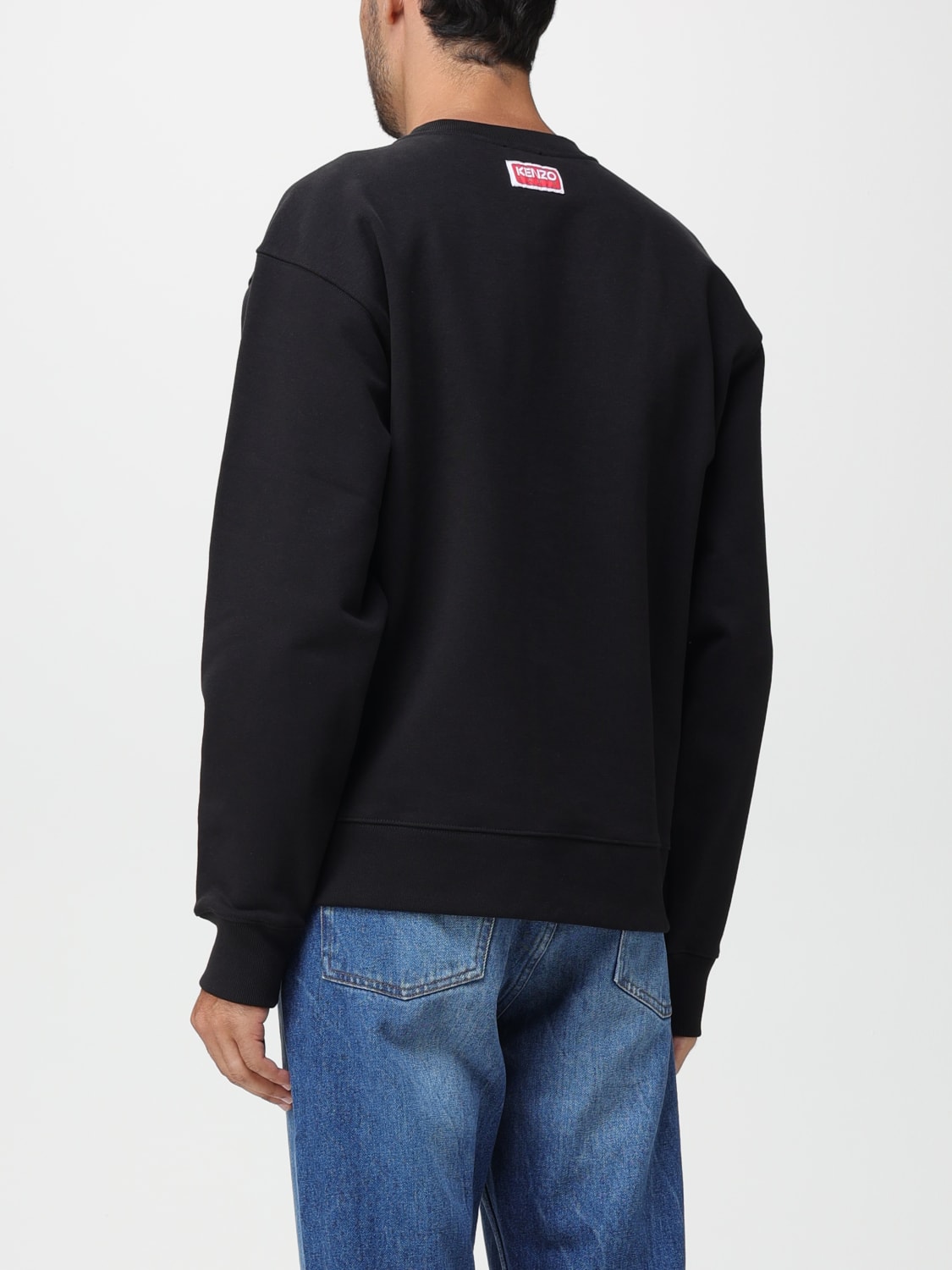 KENZO: Boke Flower sweatshirt in cotton - Black | Kenzo sweatshirt ...