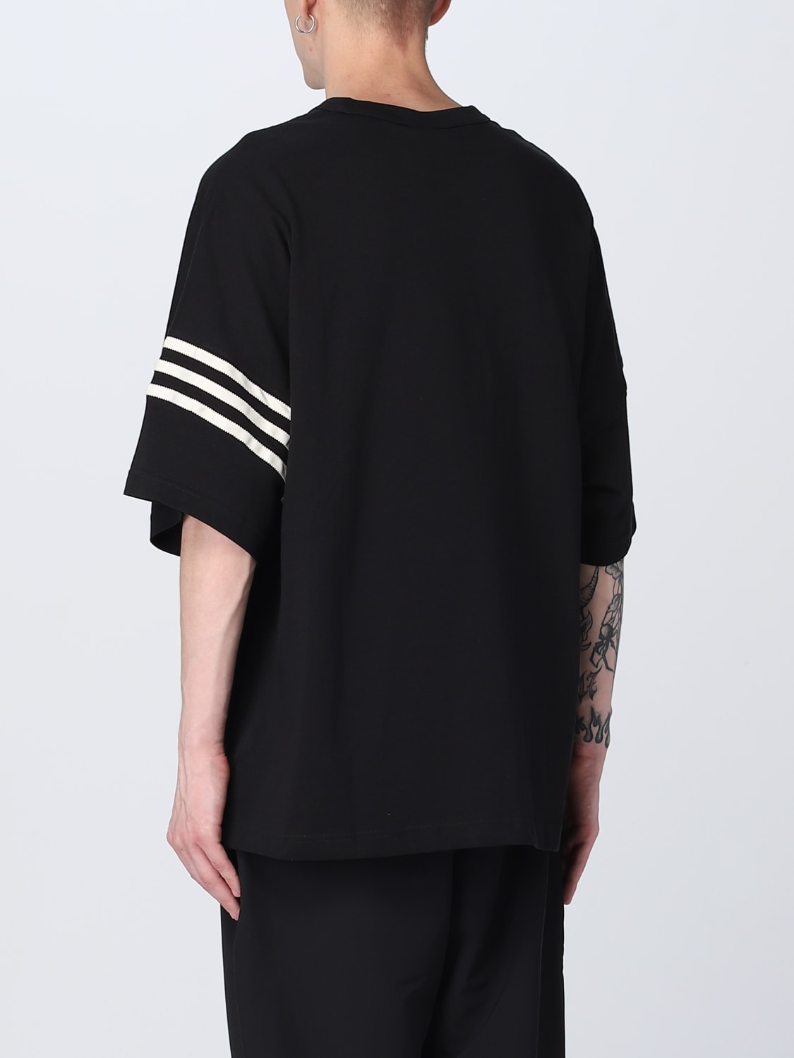 ADIDAS ORIGINALS: Adicolor Neuclassics cotton t-shirt - Black