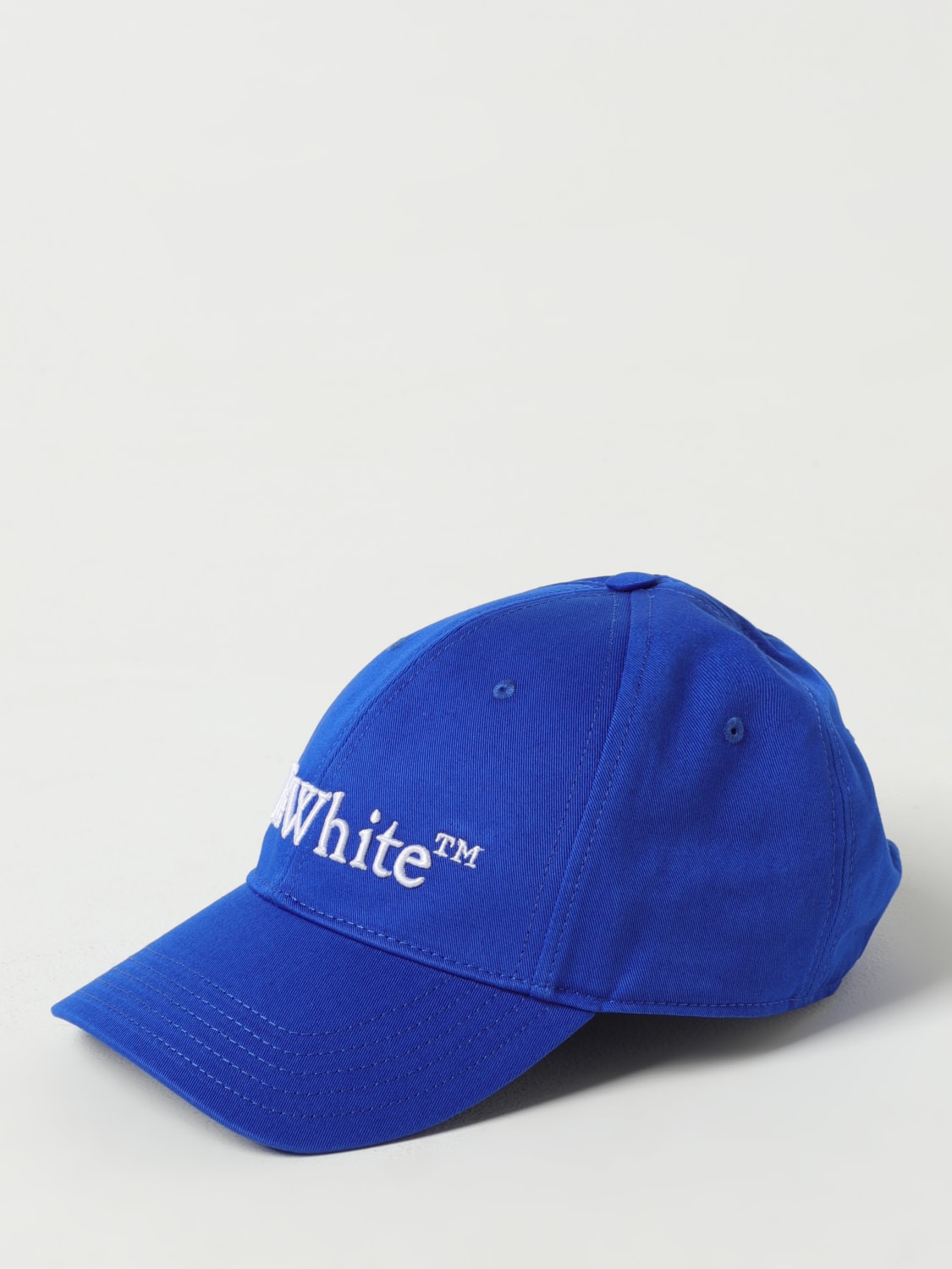 OFF-WHITE：帽子 メンズ - ブルー | GIGLIO.COMオンラインのOFF-WHITE ...