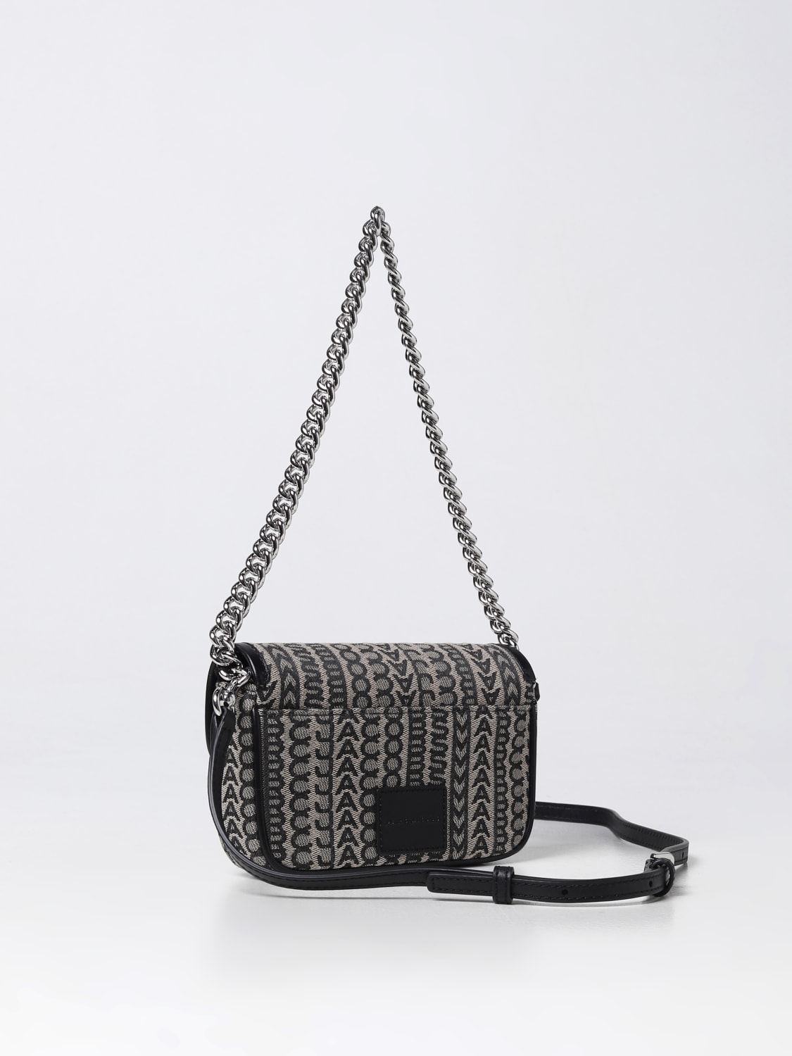 MARC JACOBS: bag in jacquard cotton blend with monogram - Beige