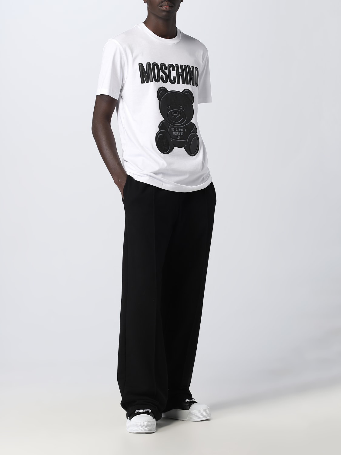 MOSCHINO COUTURE：Tシャツ メンズ - ホワイト | GIGLIO.COMオンライン