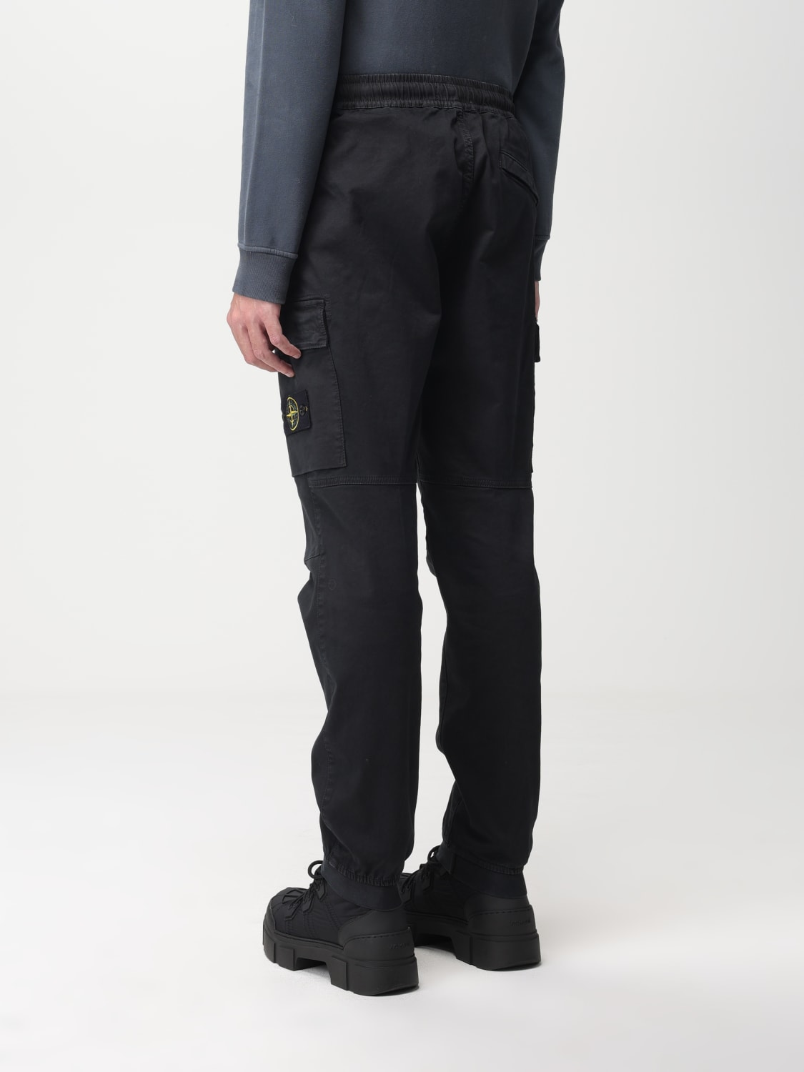 STONE ISLAND: pants for man - Black | Stone Island pants 313L1