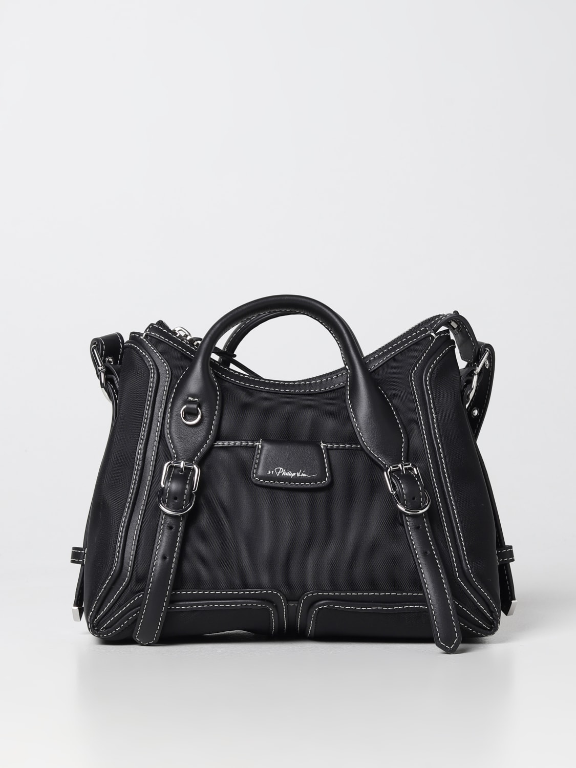 3.1 PHILLIP LIM：斜挎包女士- 黑色| 3.1 PHILLIP LIM 斜挎包