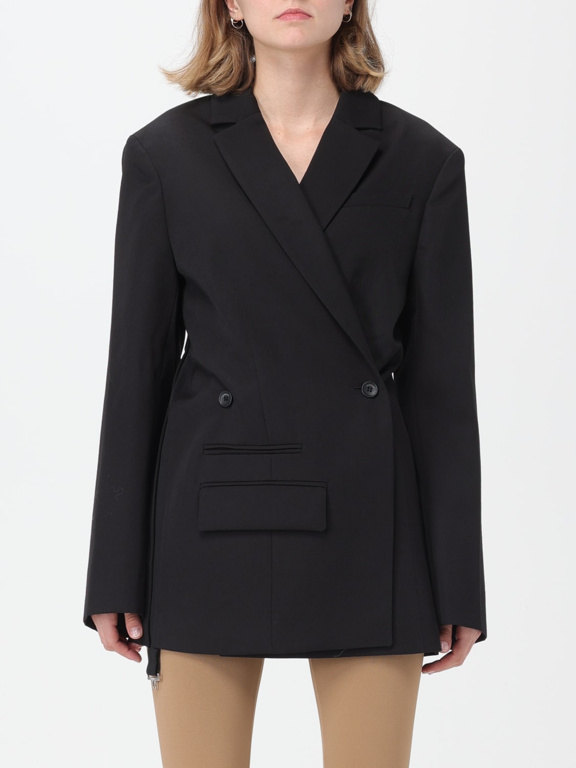 JACQUEMUS: Jacket woman - Black | JACQUEMUS blazer 231JA0221333 online ...