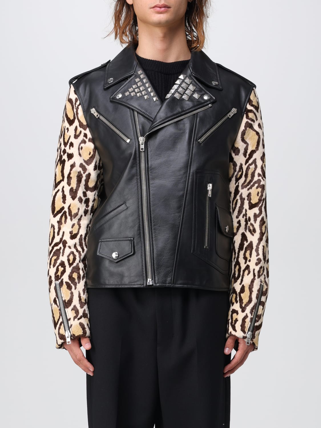 MOSCHINO COUTURE：ジャケット メンズ - ブラック | GIGLIO.COM