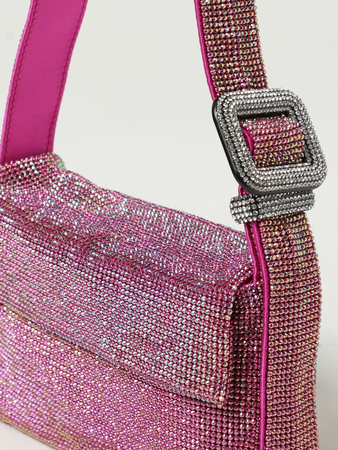 BENEDETTA BRUZZICHES BORSA MINI Borsa Vitty in raso con strass