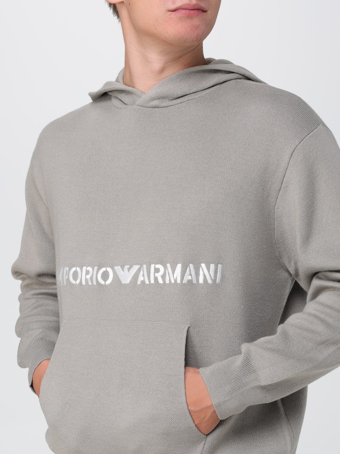 Emporio armani sweatshirt on sale grey