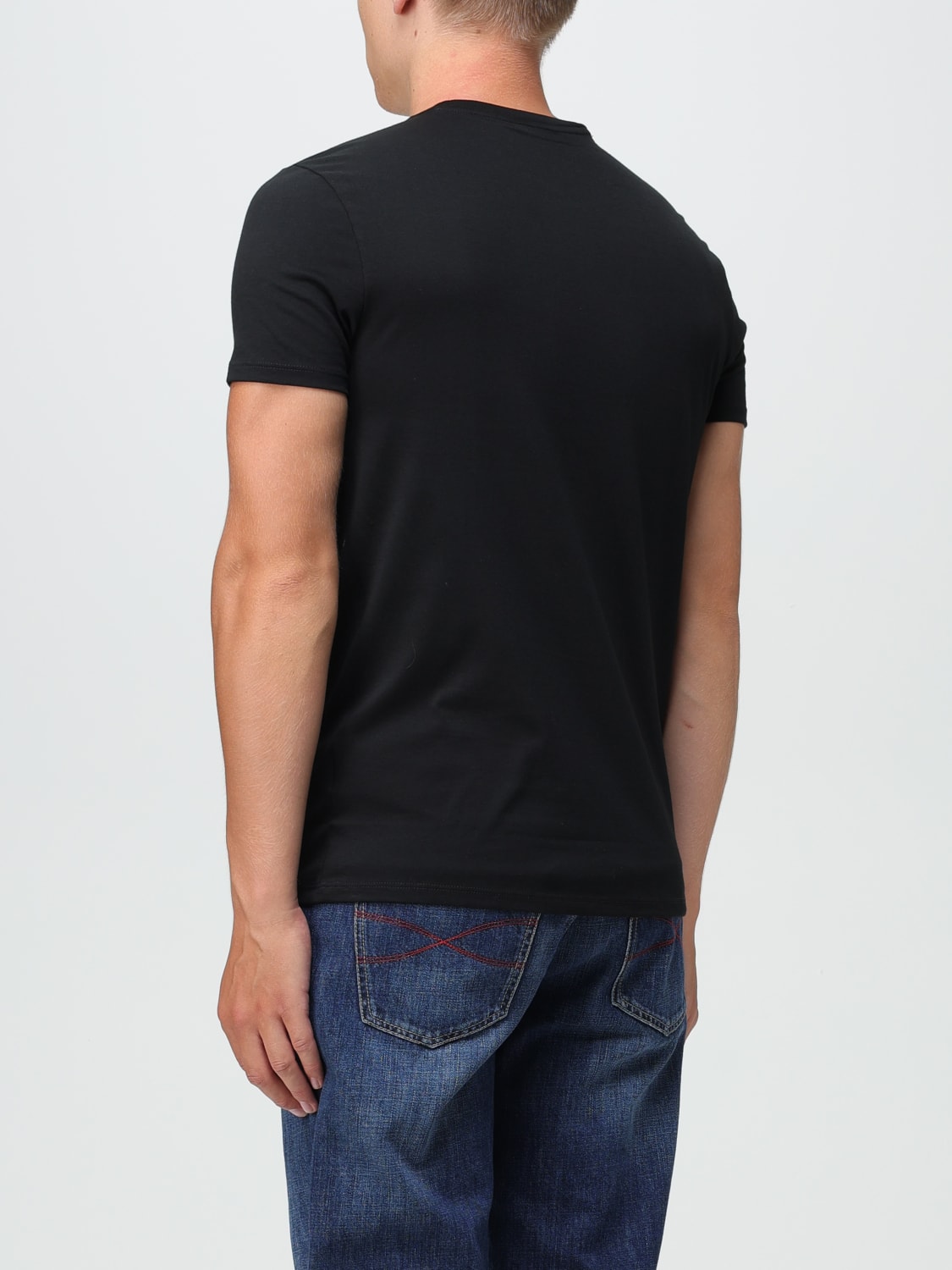 T shirt clearance lacoste homme noir