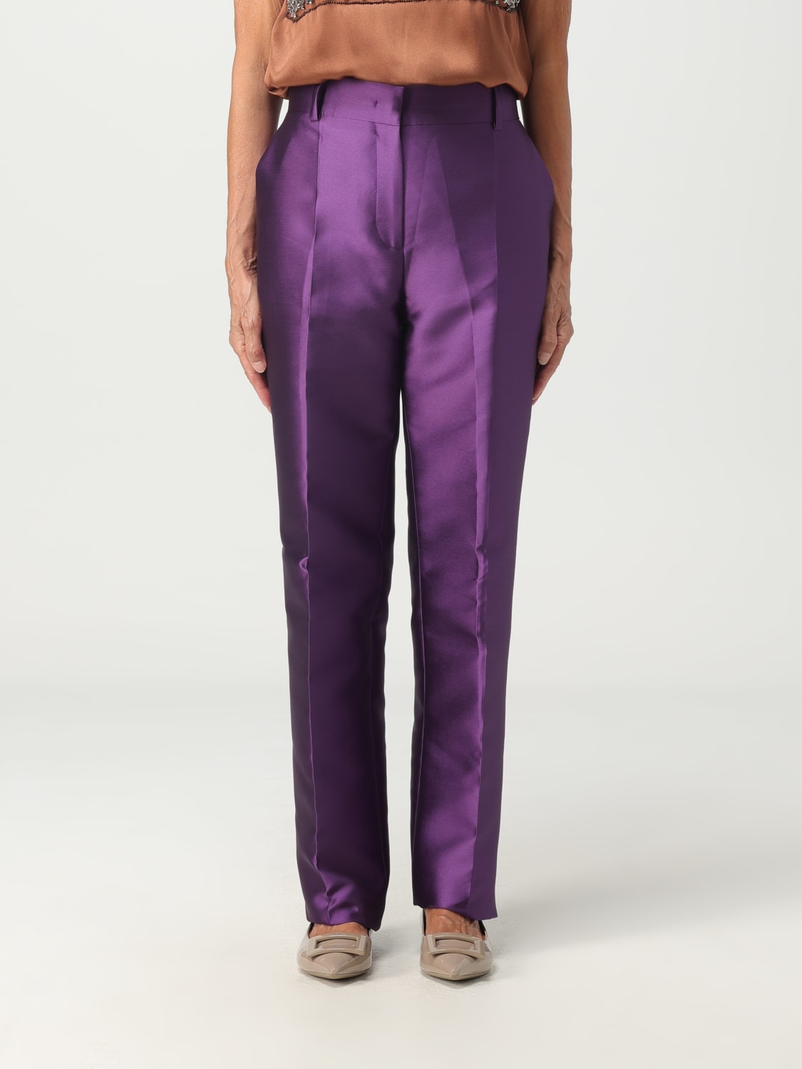 Trousers (Purple) for women, Buy online