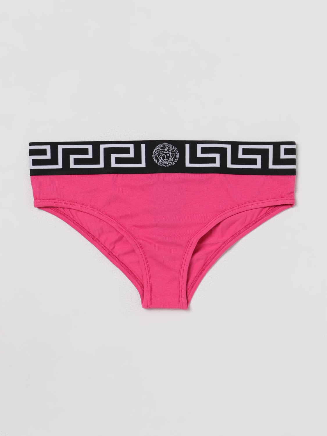 VERSACE INTIMO: Slip in cotone stretch, Intimo VERSACE donna -  1001381A232741 Fuxia