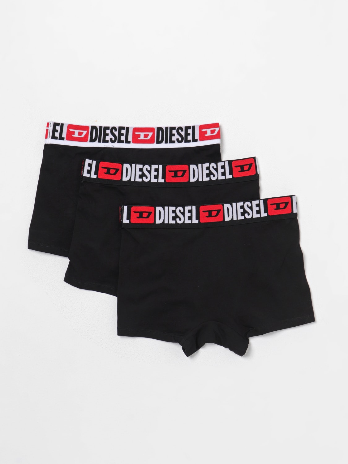 Set of 3 Diesel boxer shorts in stretch cotton