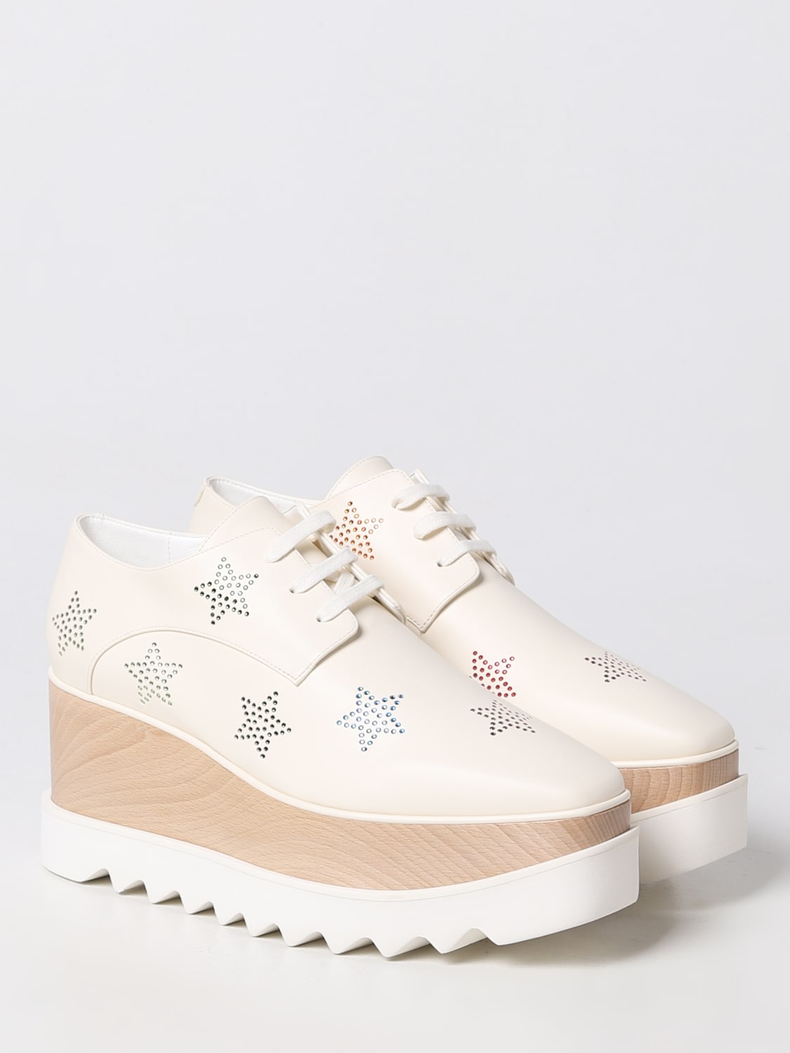 Stella McCartney Elyse sneakers in synthetic leather with rhinestones