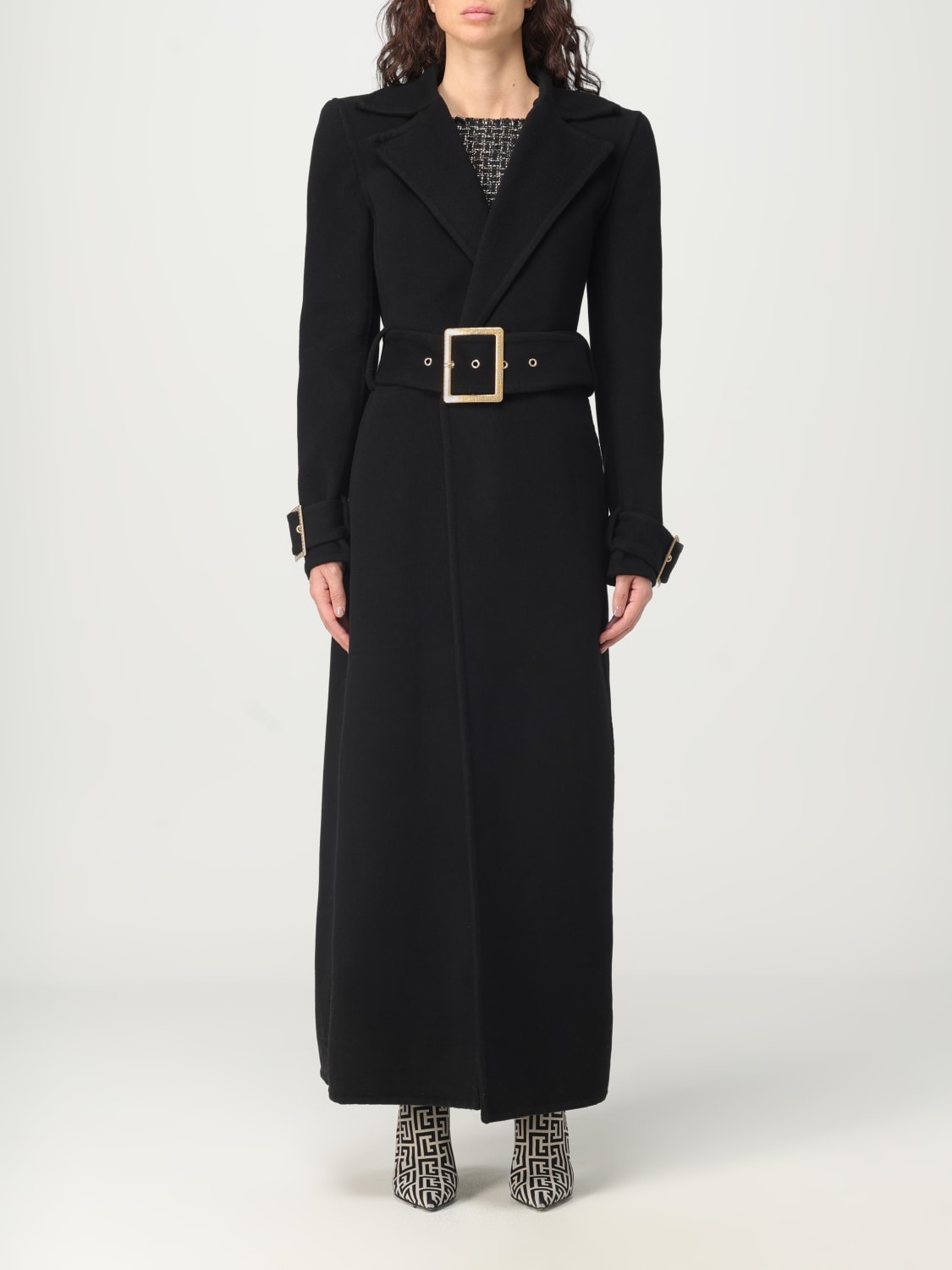 Balmain coat in virgin wool