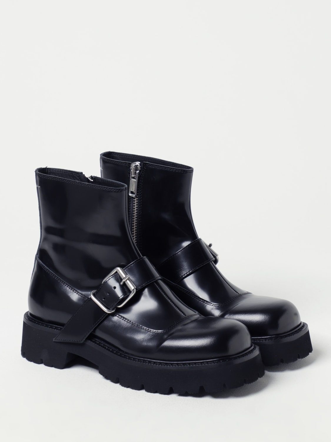 MM6 MAISON MARGIELA：ブーツ メンズ - ブラック | GIGLIO.COM