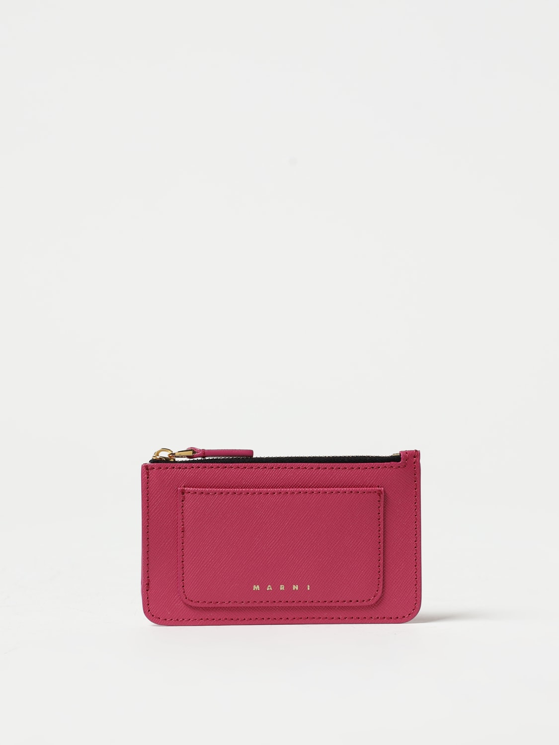 Marni credit card holder in saffiano leather