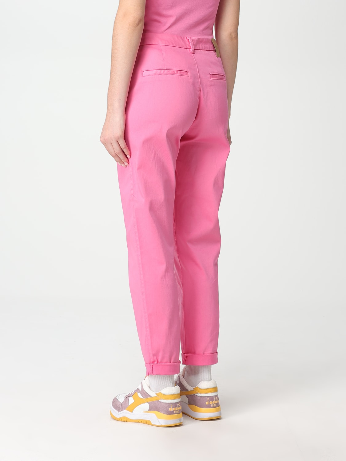 BOSS: pants for woman - Pink  Boss pants 50457545 online at