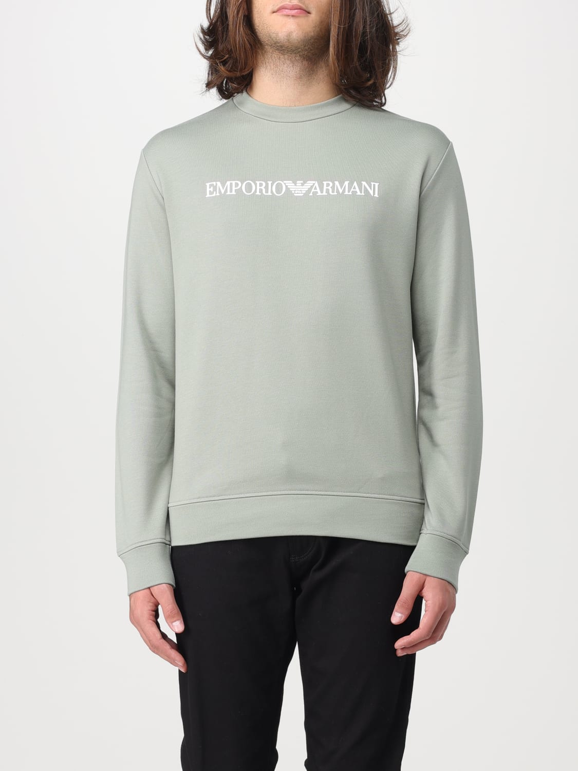 EMPORIO ARMANI：スウェットシャツ メンズ - セージ | GIGLIO