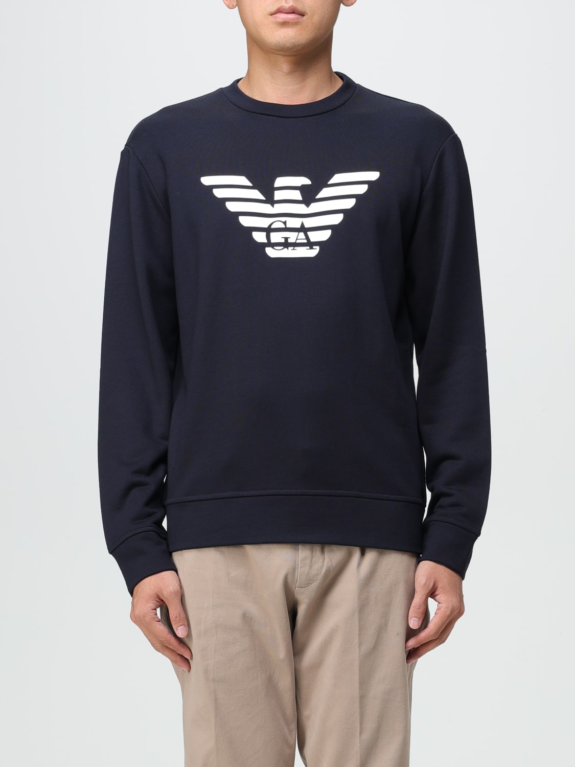 Ea7 sweatshirt hot sale navy