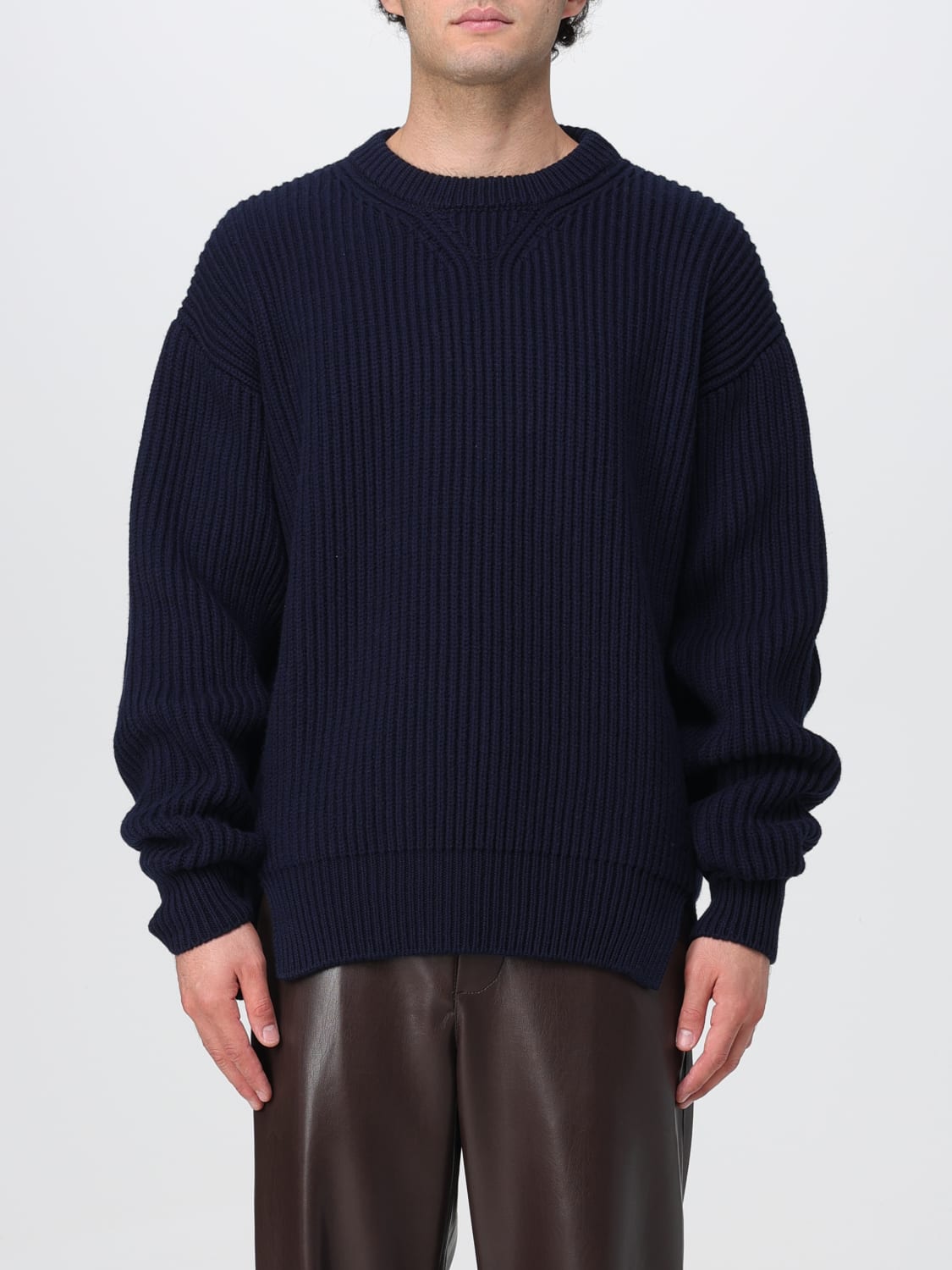 Jil Sander long-sleeved knit jumper - Blue