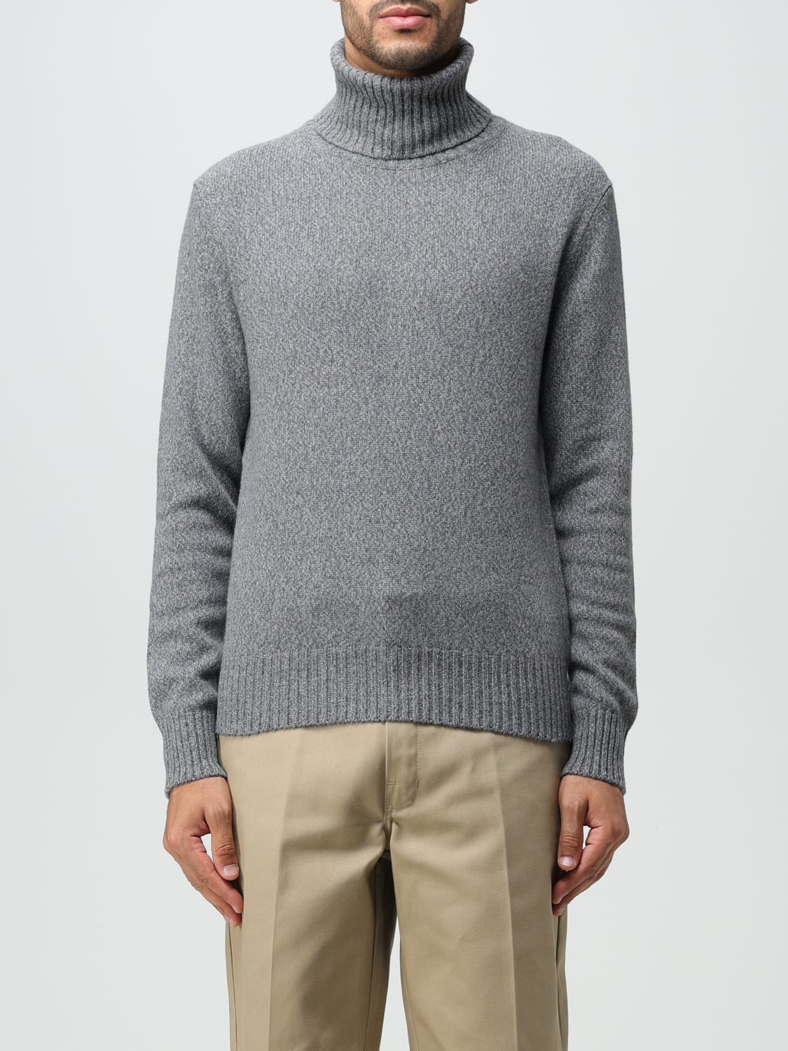 AMI PARIS Outlet: Sweater men - Grey | AMI PARIS sweater HKS427005 ...