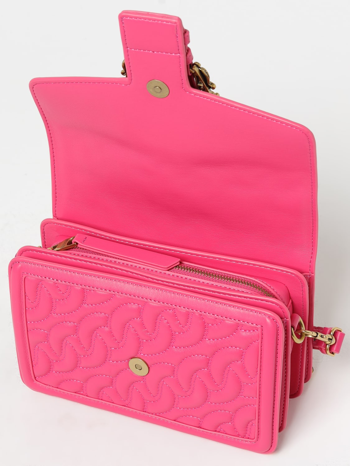 Buy Versace Jeans Couture Pink Printed Cross Body Bag for Women