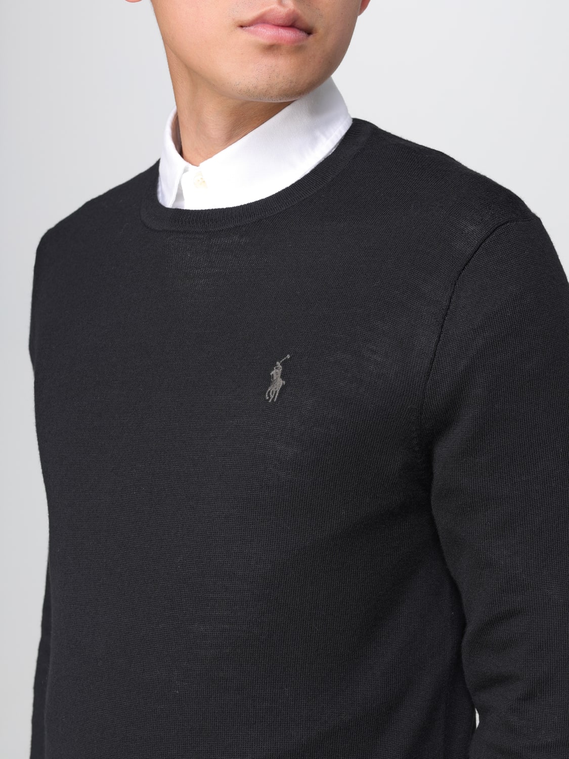 Mens black 2025 ralph lauren jumper