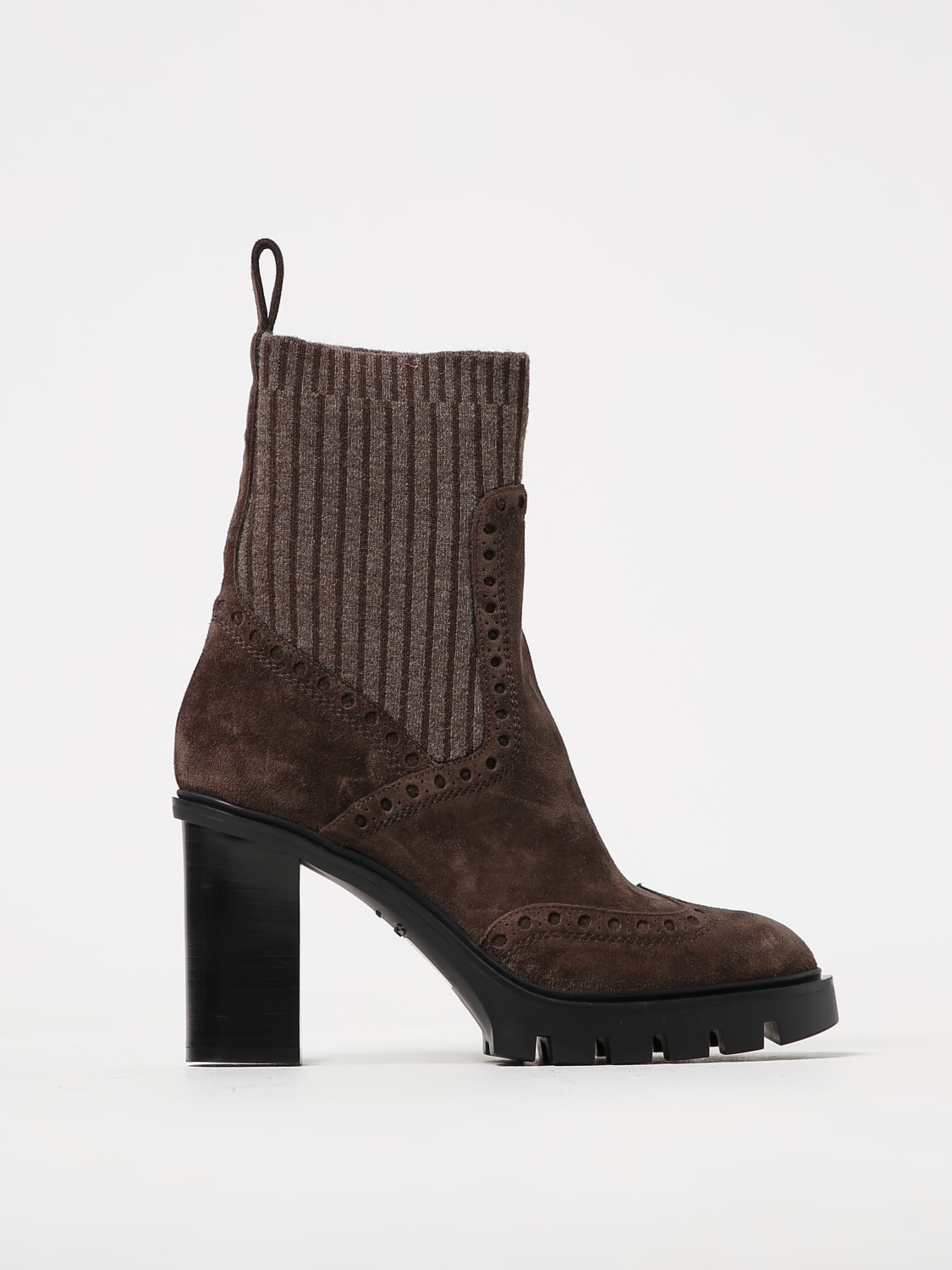 Santoni suede cheap ankle boots