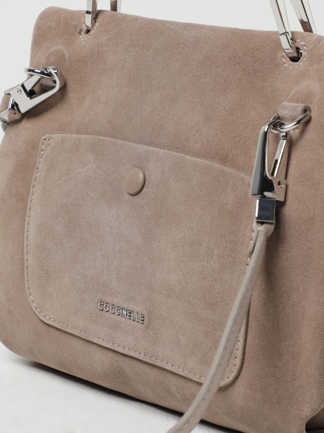 COCCINELLE Sac port paule femme Taupe Mini Sac Main